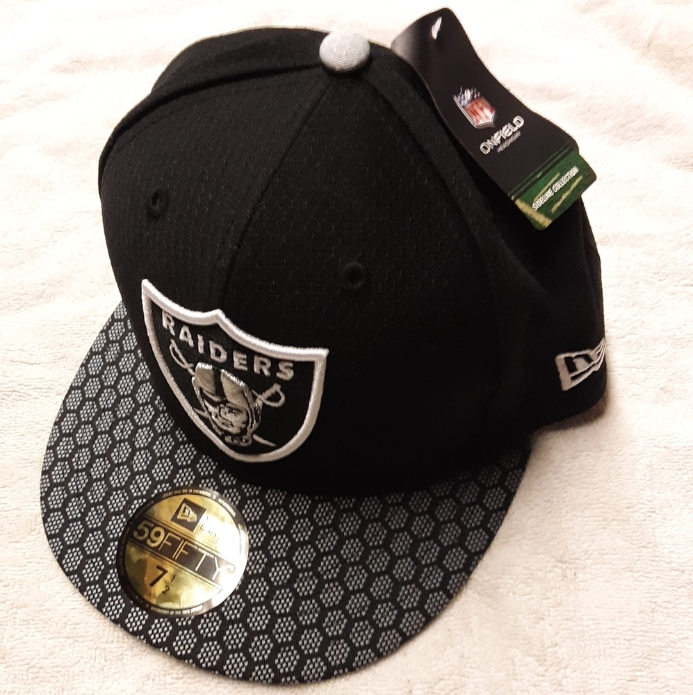 Brand New Oakland Raiders New Era Brand Fitted Cap